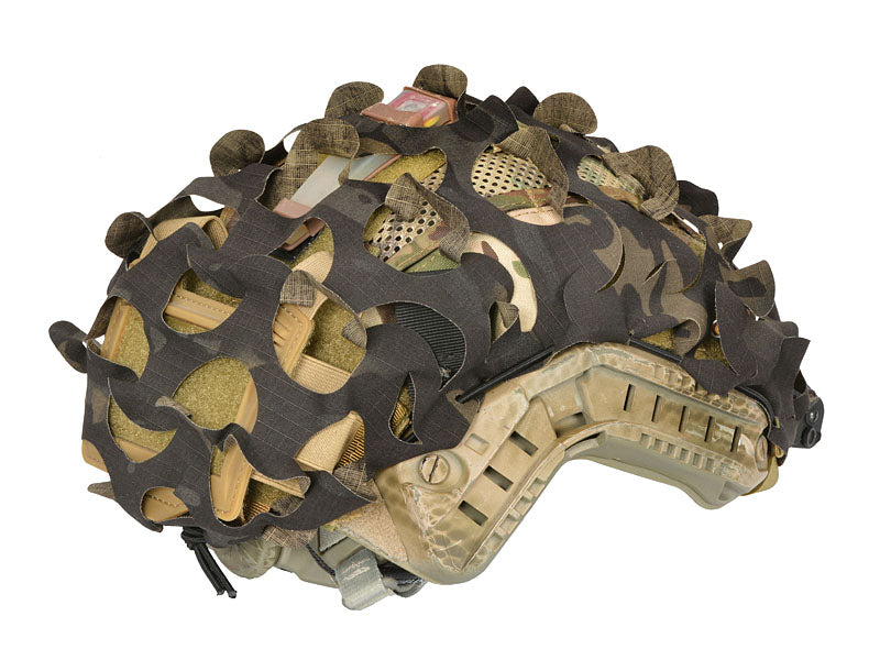 3D Laser-Cut Camouflage Cover for High-Cut Helmet - MB