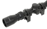 Scope 3-9x50 with high mount rings