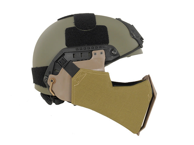 Hjelm Mandible Guard - Dark Earth