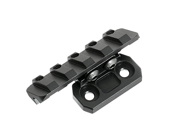 Offset Light/Optic Montage 45 degree - KeyMod - Mlock - Sort
