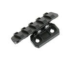 Offset Light/Optic Montage 45 degree - KeyMod - Mlock - Sort