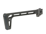 Minimalist Foldbar Skeleton Kolbe til Picatinny Skinne