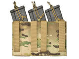 Laser-Cut Panel with 6 AR15/AK Magazine Pouches - Multicamo
