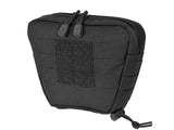 Laser Cut Lower Accessory Utility Pocket with Shockcords for Tourniquet - Black