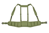 Patrol Tactical Belt with Suspenders MOLLE, Laser Cut