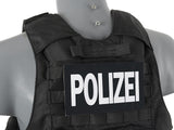 MOLLE Strips for ID Patches Set - Black