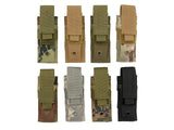 Single pouch for pistol magazines