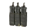 Triple Elastic Pistol Magazine Pouch Laser-cut - MB