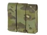 Triple Laser-Cut Pistol Magazine Pouch with Flap - MT