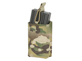Single Laser-Cut Compact Magazine Pouch for AR15/AK - Multicamo