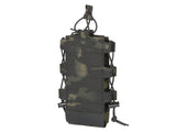 Laser Cut Adjustable Radio / Bottle Pouch with Shockcord - Multicamo Black