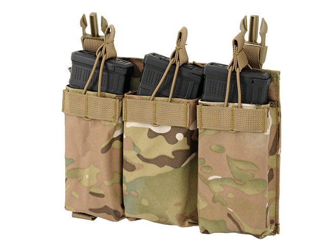 Buckle Up Triple 5.56 Pouch Panel - Multicamo