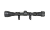 Scope 3-9x40 with high mount rings