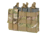 Triple 5.56 Mag/Pistol Pouch Panel (5 plus 2) - Multicamo
