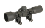 4X32 Compact Scope w/ Rings - Black