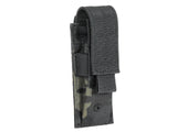 Single pouch for pistol magazines - multicamo black