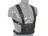 Lightweight Laser-Cut Chest Rig - Multicamo Black