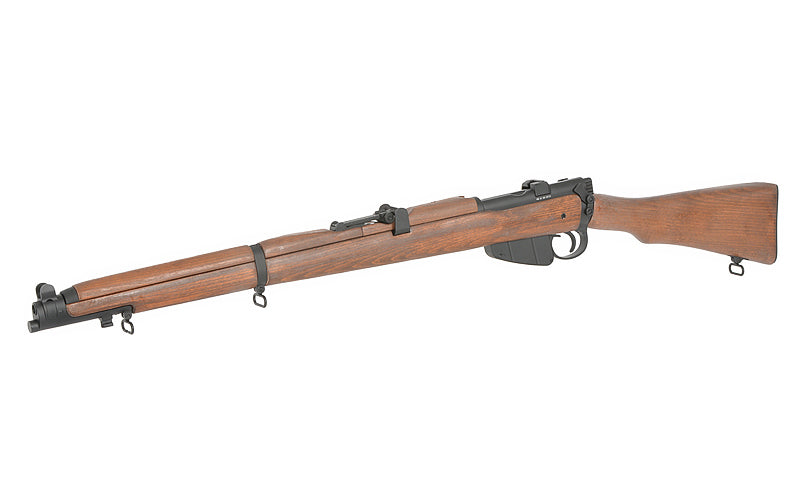 WWII SMLE No.1 MK III Bolt-Action Riffel Replica - ægte træ