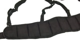 Padded patrol belt with suspenders