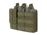 Triple 5.56 Mag/Pistol Pouch Panel (5 plus 2)