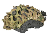 3D Laser-Cut Camouflage Cover for High-Cut Helmet - Multicamo