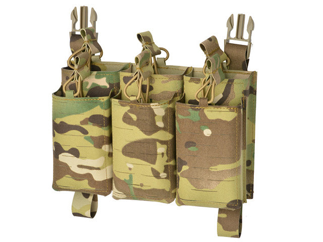 Panel Buckle Up Laser-Cut for 6 AR15/AK Magazines - Multicamo