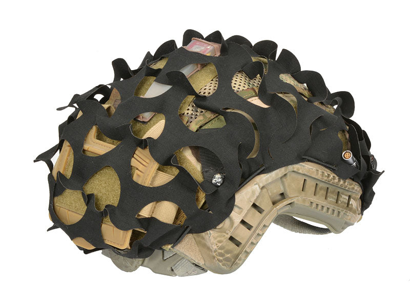 3D Laser-Cut Camouflage Cover for High-Cut Helmet