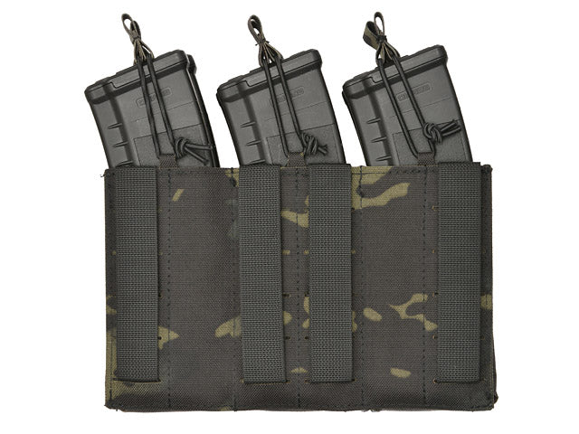 Laser-Cut Panel with 6 AR15/AK Magazine Pouches - MB