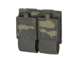 Double 40mm grenade pouch LASER CUT - Multicamo Black