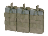 Open triple magazine pouch 7.62 - Ranger Green