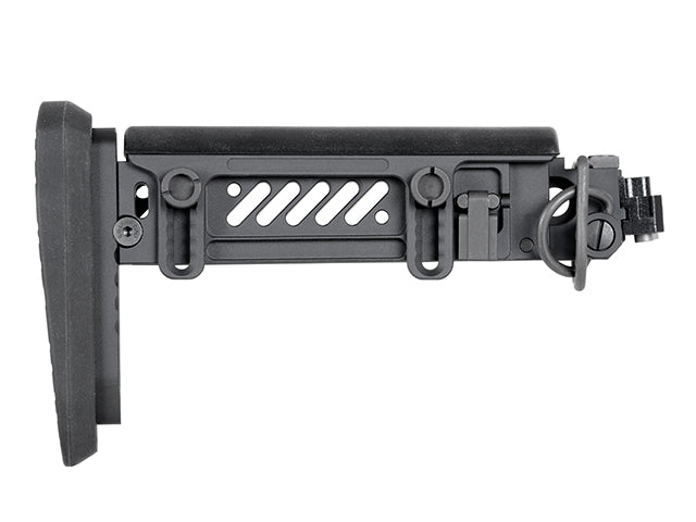 AK russisk side foldbar buttstock (Gen 2) - Sort