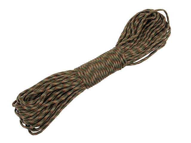 30m Nylon Paracord - Forest Camo