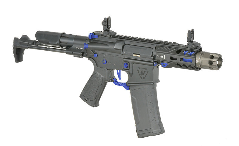 Strike industries 4" Raiders Competition PDW AEG Riffel - Blå