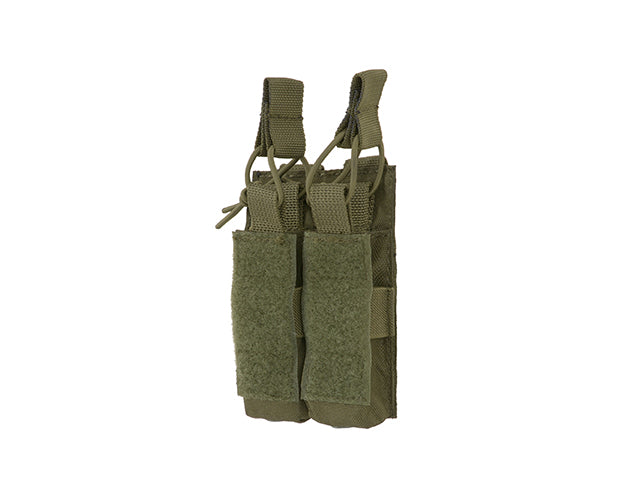 Open top double pistol mag pouch