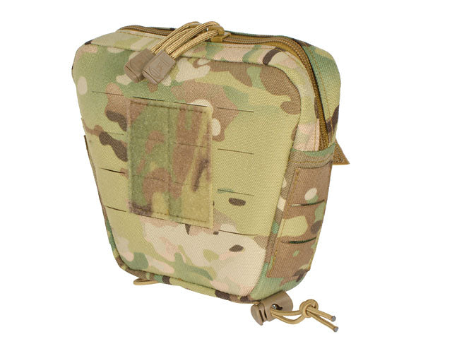 Lower utility pouch for accessories with shockcord retention, Laser Cut - Multicamo