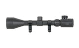 Scope 3-9x50 with high mounting rings