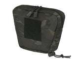 Lower utility pouch for accessories with shockcord retention, Laser Cut - Multicam Black