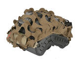 3D Laser-Cut Camouflage Cover for High-Cut Helmet