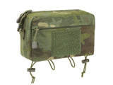 Two-Pocket Utility Pouch with Mounting Panel, Laser Cut - Multicamo Tropic