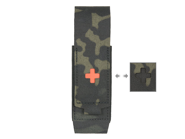Universal Tourniquet Pouch, Laser Cut Type A - Multicamo Black