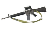 Cotton gun sling for MP5/G3/M4 series - coyote