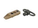 Quick Detachable Sling Mount w/swivel for Key-Mod handguard - DE