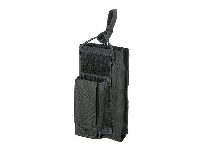 5.56/9mm Open Top Enkelt Magasin Combo Lomme - Sort