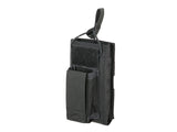 5.56/9mm Open Top Enkelt Magasin Combo Lomme - Sort