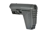 Adjustable Whale kolbe til AR-15/M4 Short - Sort