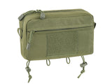 Two-Pocket Utility Pouch with Mounting Panel, Laser Cut