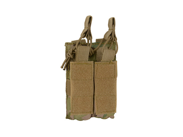 Open top double pistol mag pouch - MULTICAMO