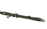 Two-point tactical sling with quick adjustment - Multicamo Black