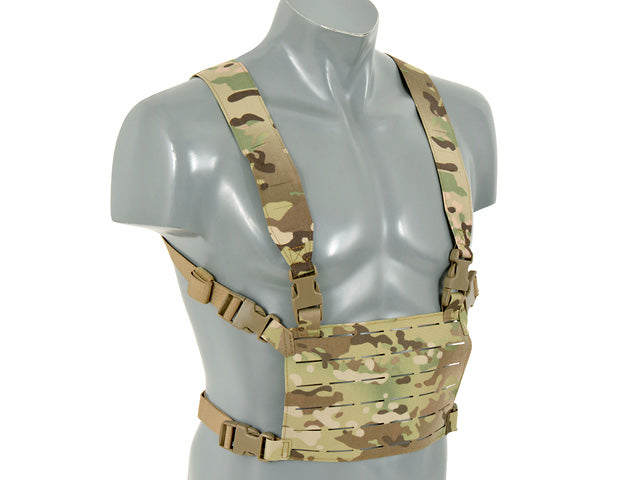 Lightweight Laser-Cut Chest Rig - Multicamo