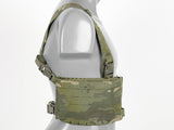 Chest Rig with Two Pouches for 6 AR / AK Magazines, Laser Cut - Multicamo Tropic